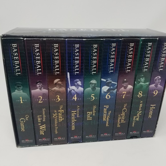 Legendary Ken Burns BASEBALL  9 Inning VHS Box Set Vintage Sports Docu-Series - Picture 9 of 13